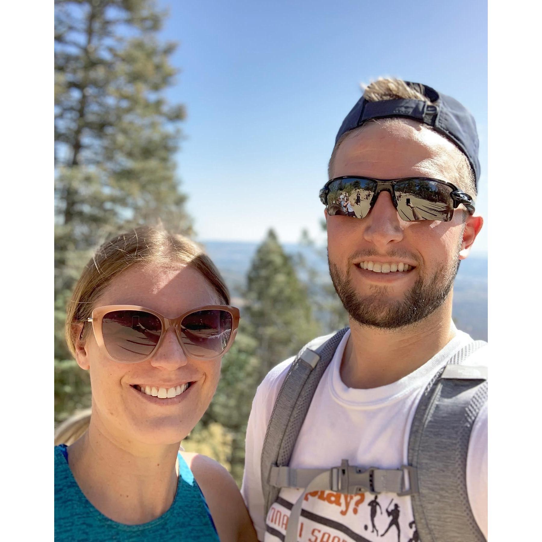 Hiked the Manitou Incline {Both would give it 3/10}
