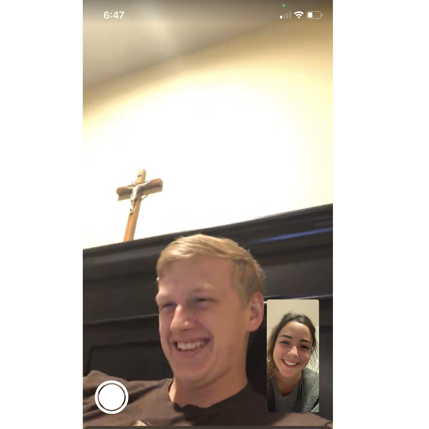 During Christmas time, long-distance dating meant getting creative with dates