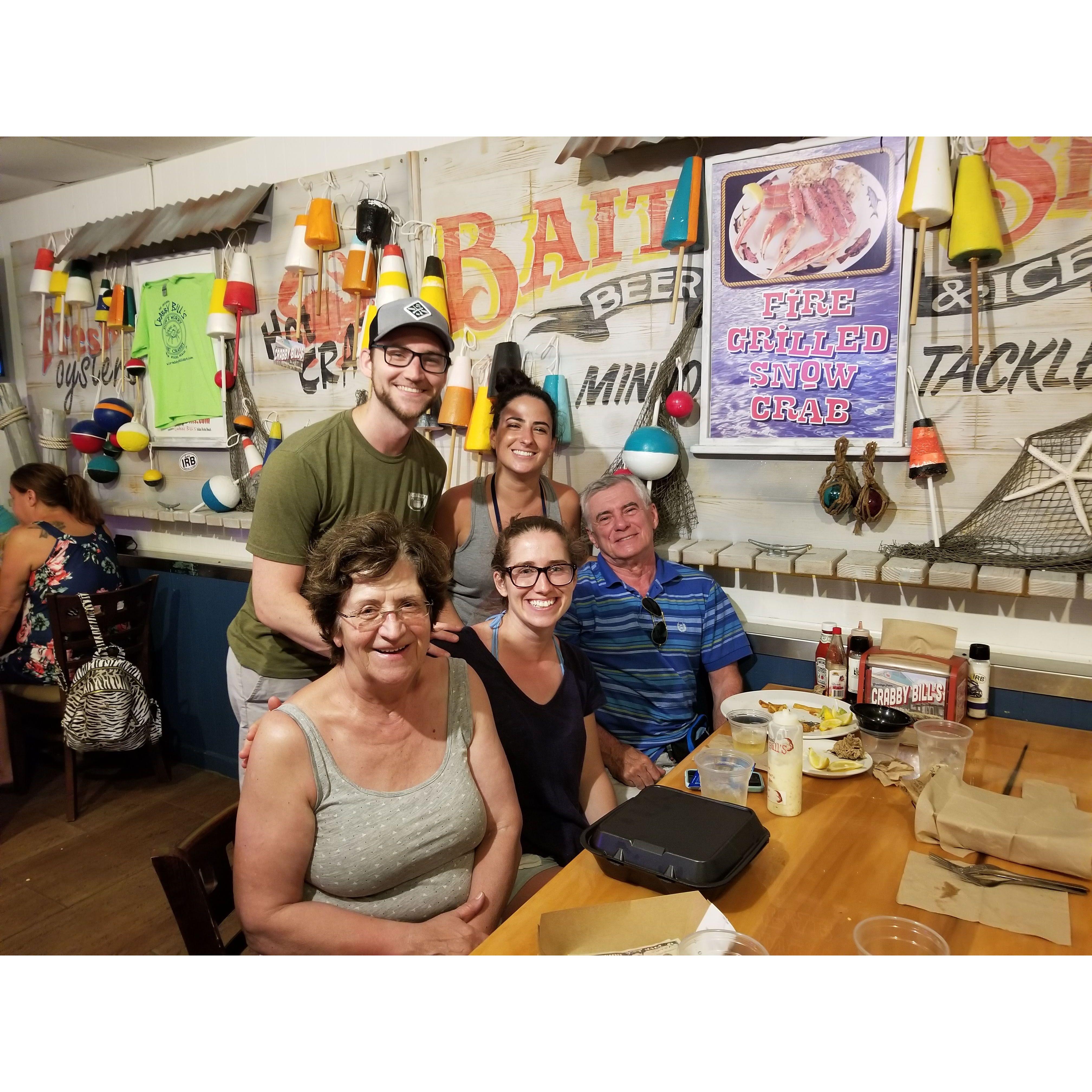 Clearwater, Florida trip with Elena's family in 2021