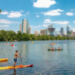 Paddleboard Lady Bird Lake
