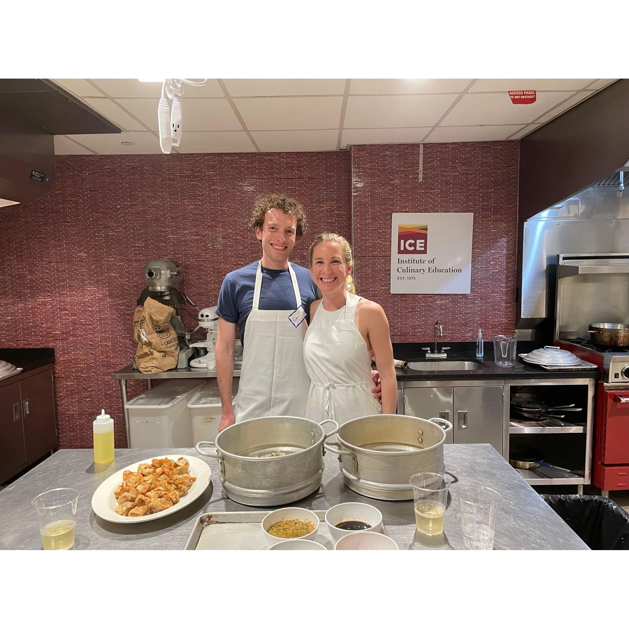 Cooking classes at the International Culinary Institute in NYC.