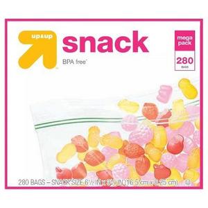 Snack Bags - 280ct - up & up™