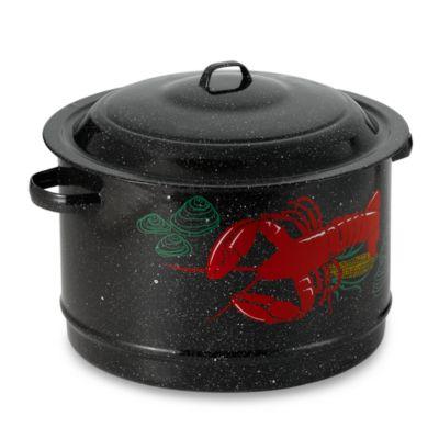 Granite Ware 19 qt. Decorated Seafood Pot