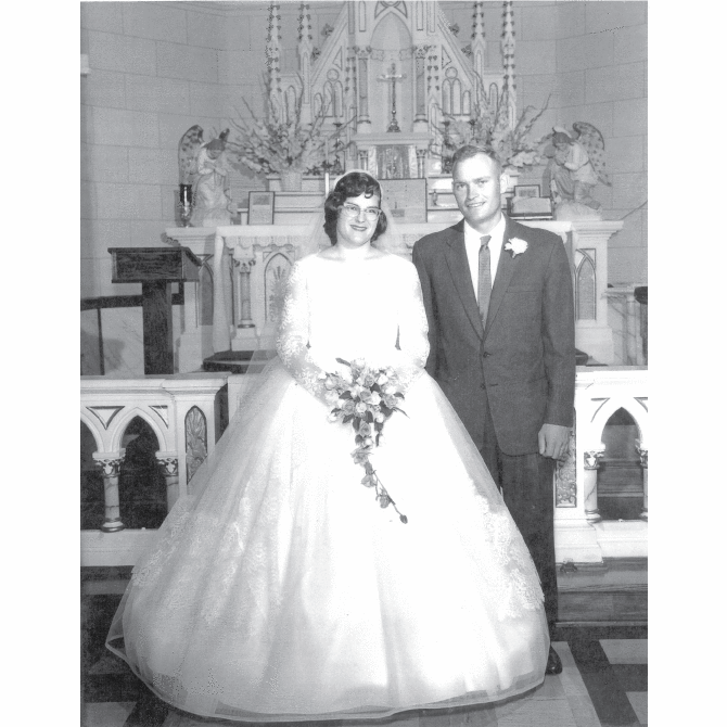 Our Wedding Day, August 5, 1961