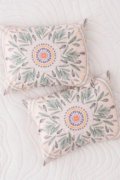 Iris Sketched Floral Sham Set