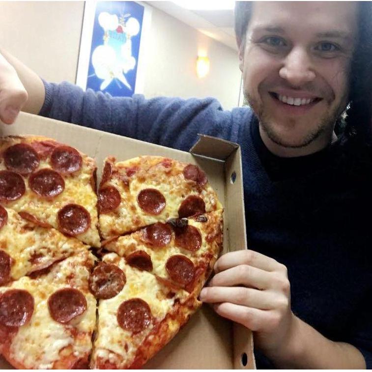 How I asked Roberta to be my girlfriend - bribed her with a heart-shaped pizza from Pizza Pizza on Valentine's Day - February 14, 2018.