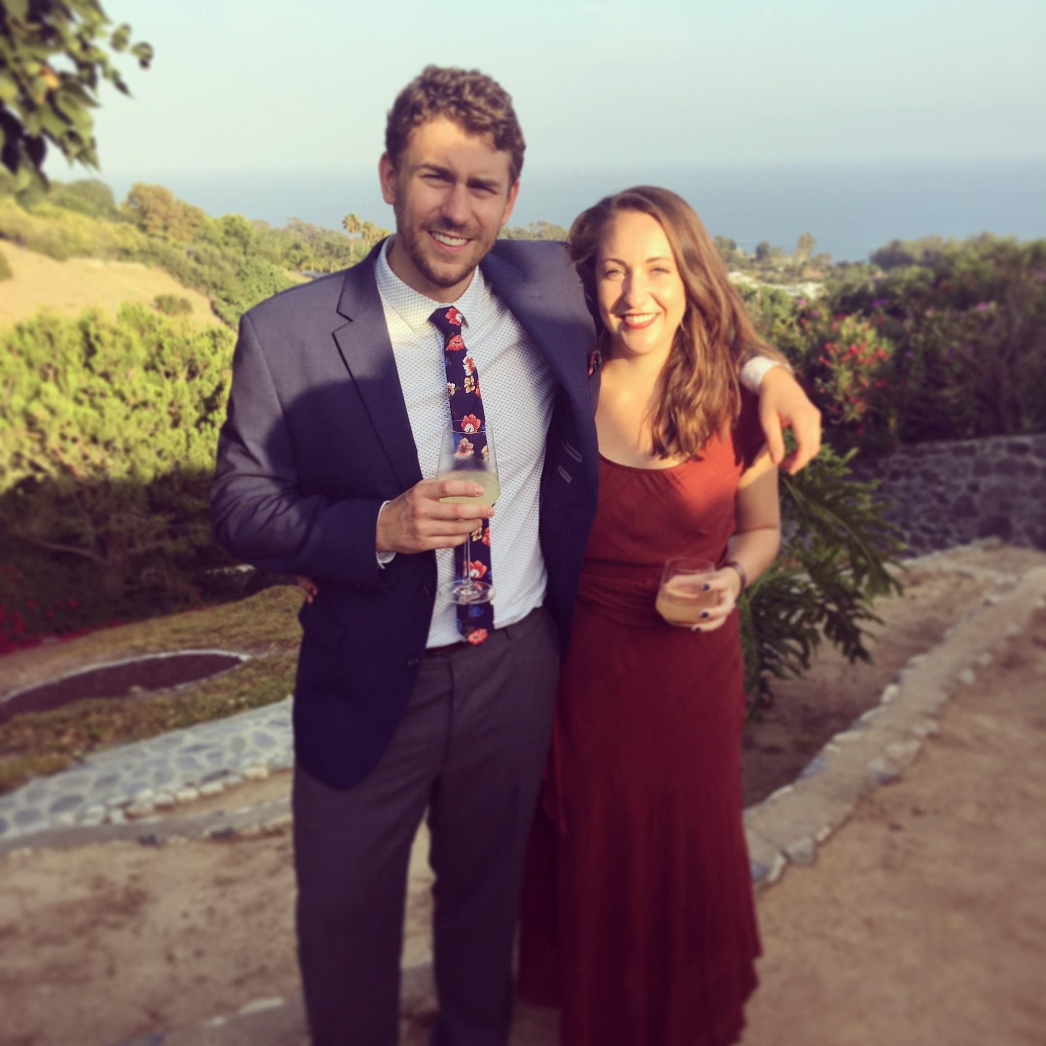 Malibu, CA (2018). Stayed at a yoga compound w/ the crew, Meg led a pre-wedding yoga sesh. There was also a toga party and lots of tequila. Terry discovered floral ties. We did Cali right.