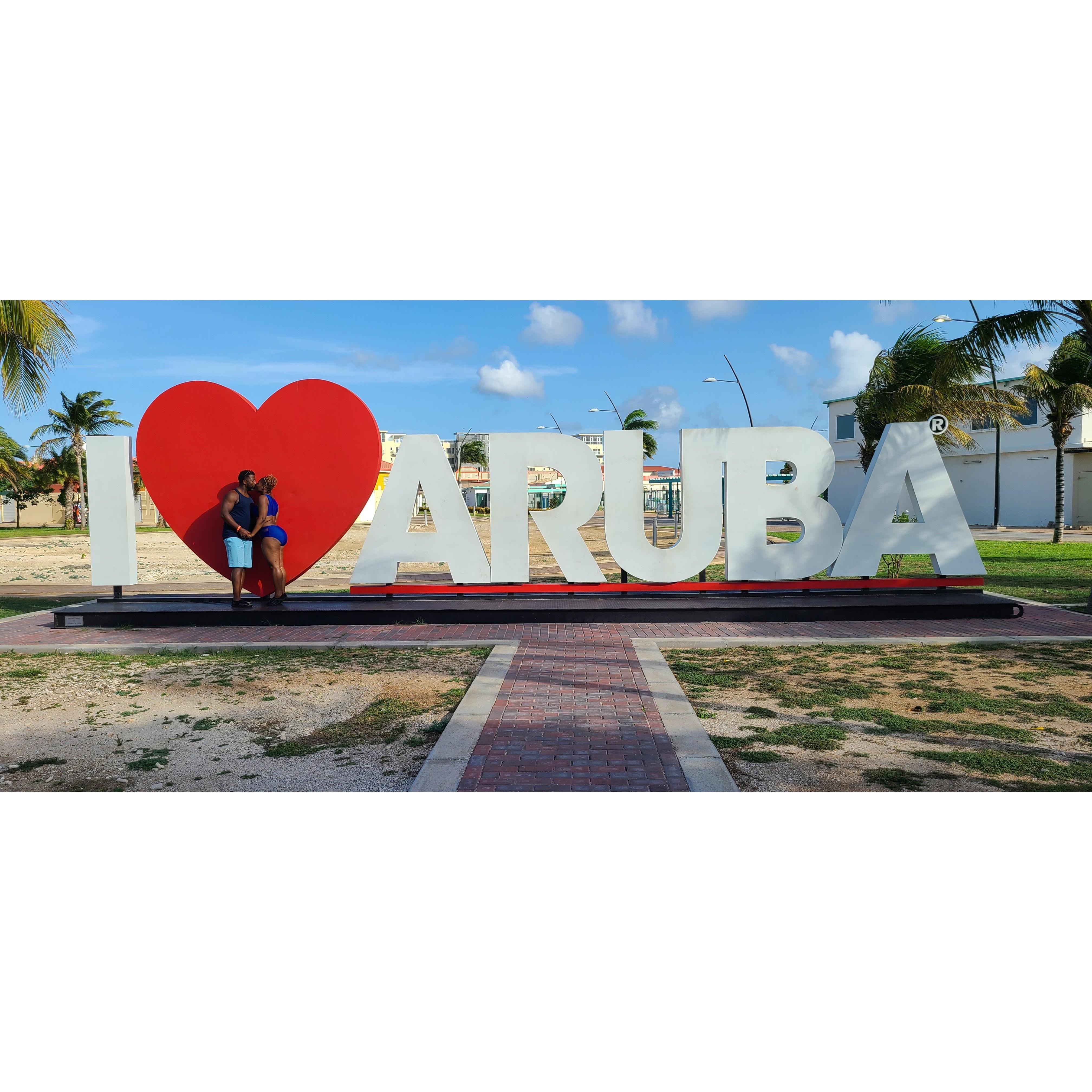 Visiting Aruba for Terrence's birthday (Aug 2021)
