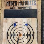 Heber Hatchets Axe Throwing of Logan