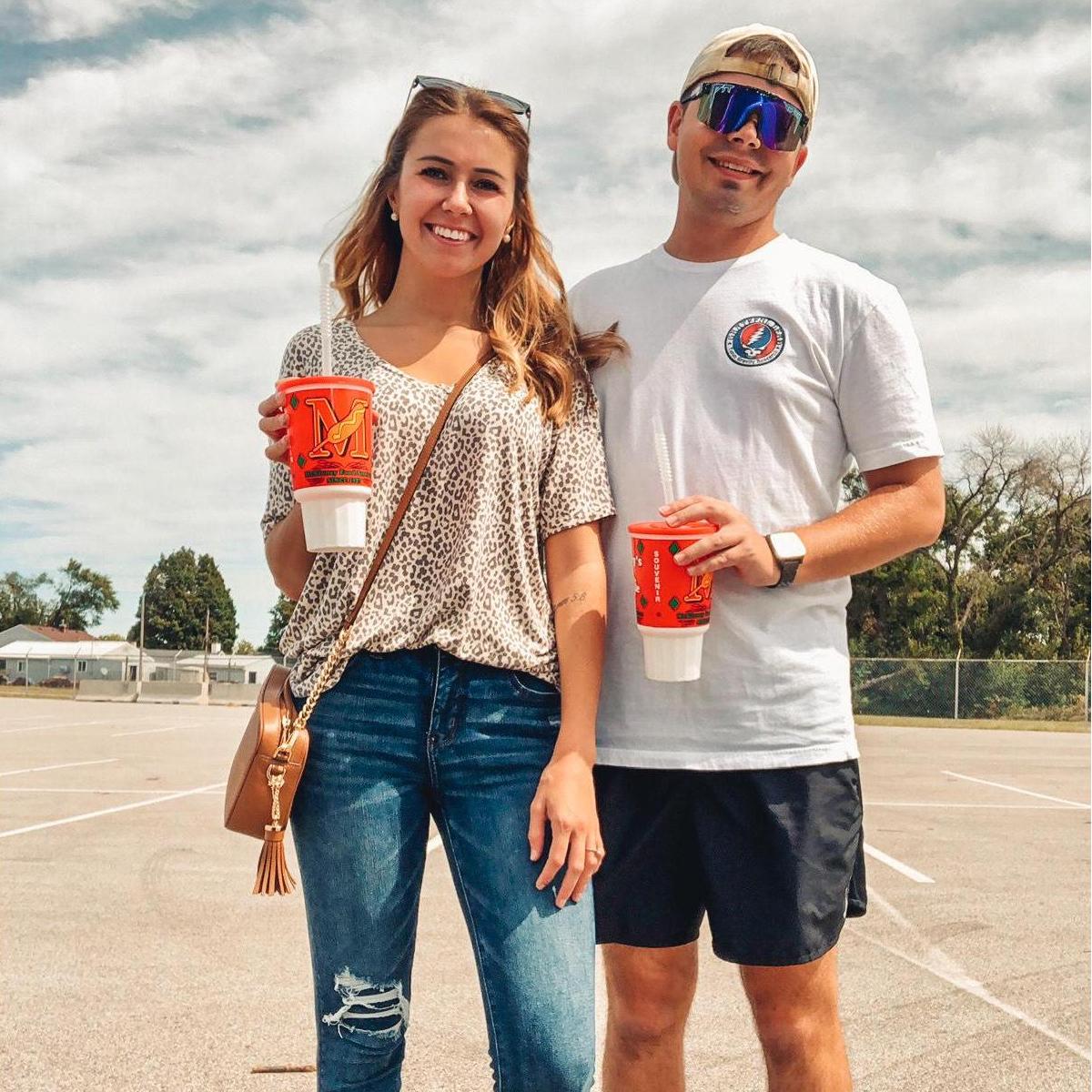 Dexter surprised me with a date to the fair food festival!