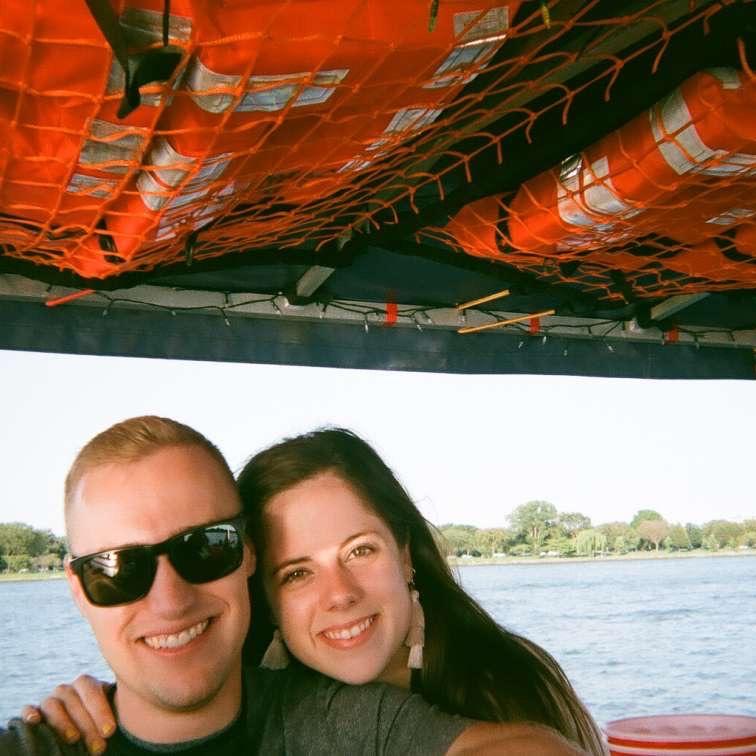 Boat ride with D.C.  friends!