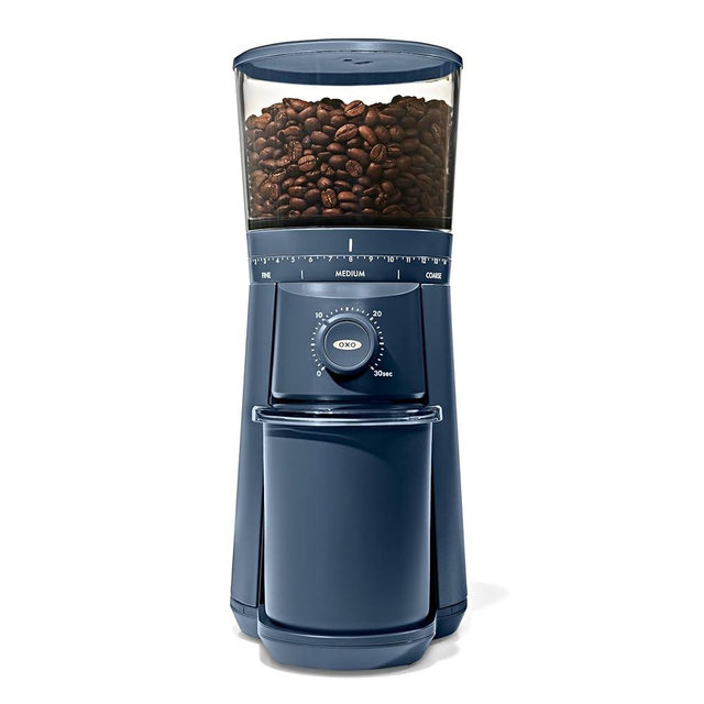 OXO Brew Conical Burr Coffee Grinder — Storm Blue