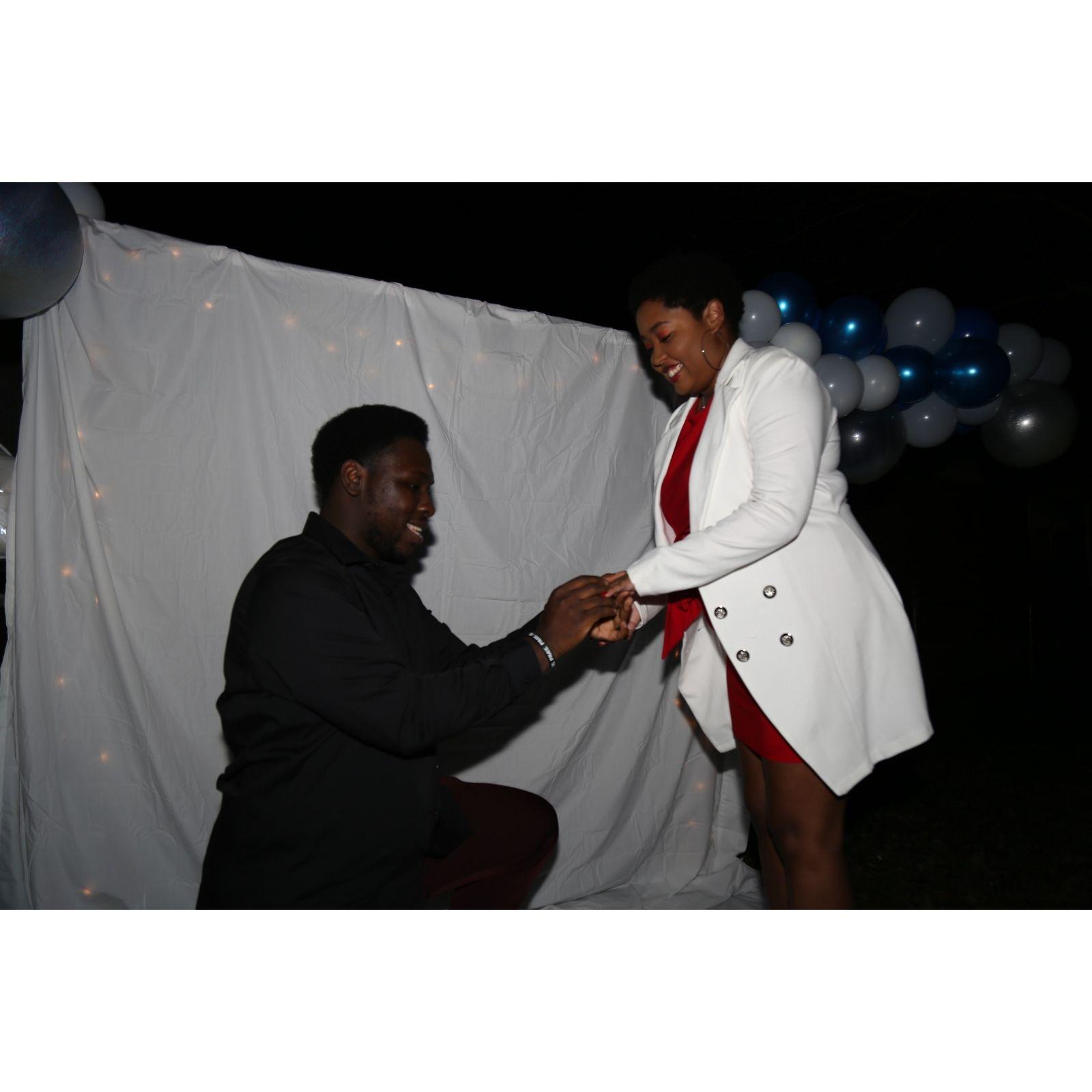 She said "yes"