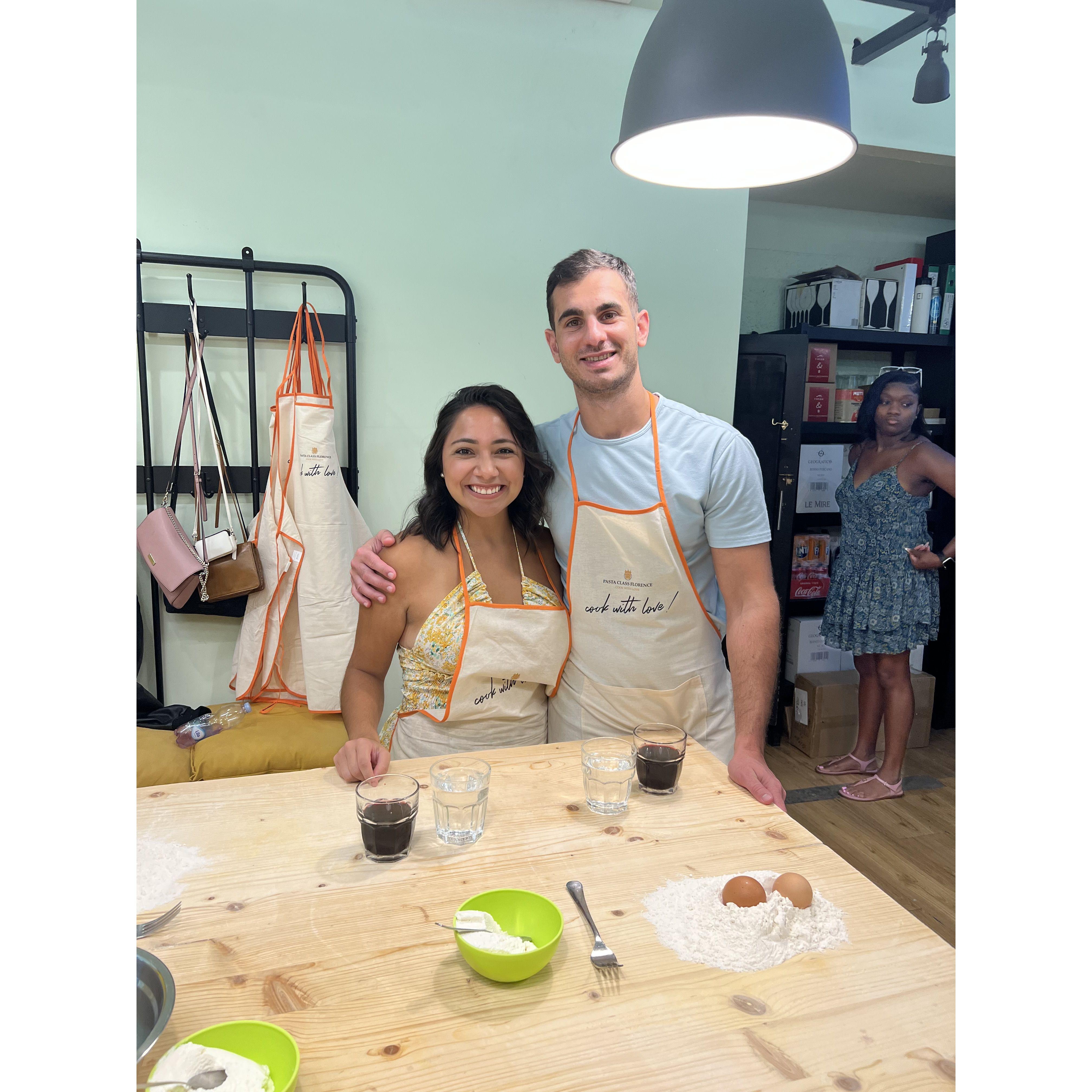 Florence, Italy 23' (We took a cooking class together!)