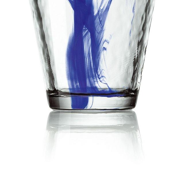 Bormioli Rocco Murano 14.25 oz. Cobalt Blue Beverage Glass, Set of 4
