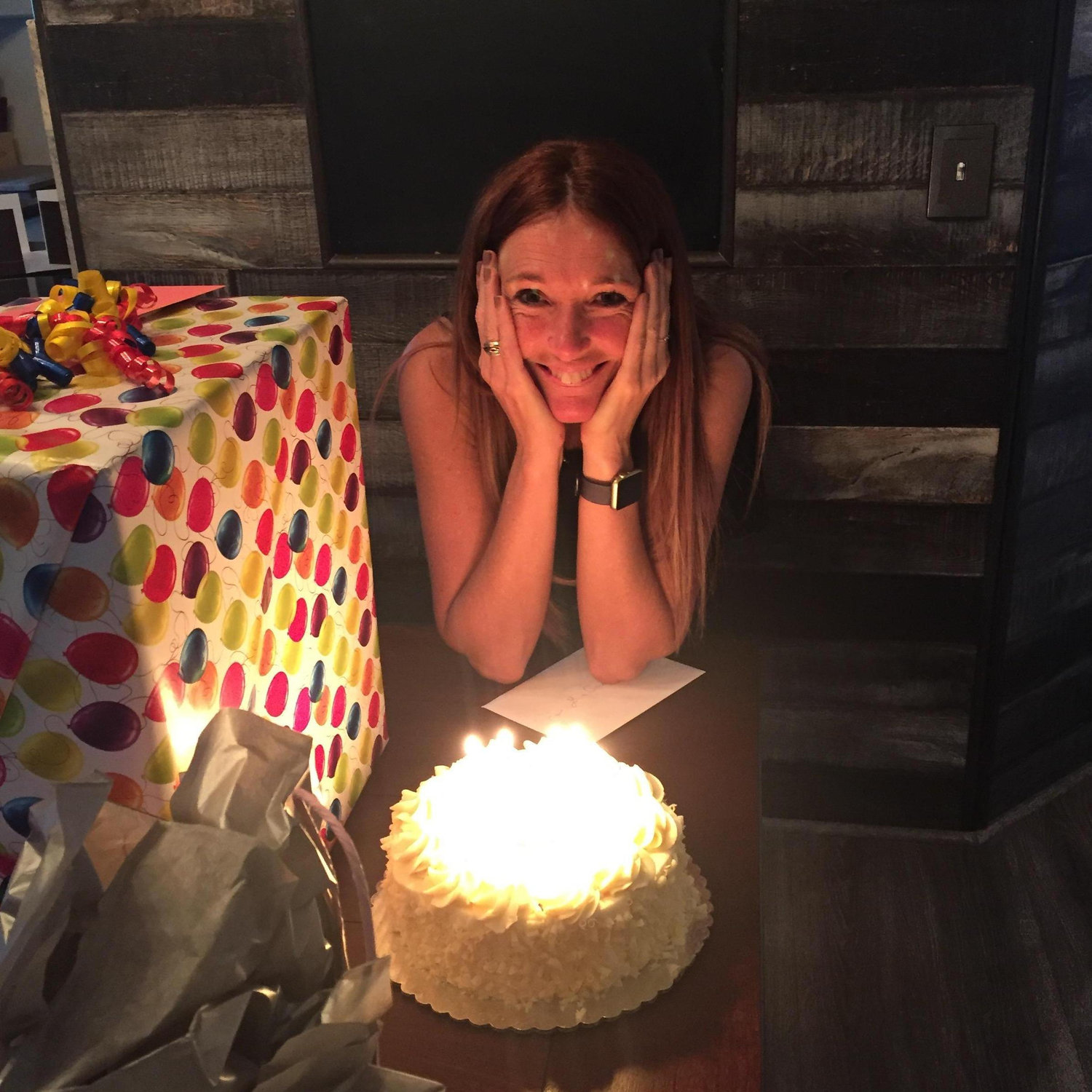 Steve and Tessa surprised me with a little birthday party.
