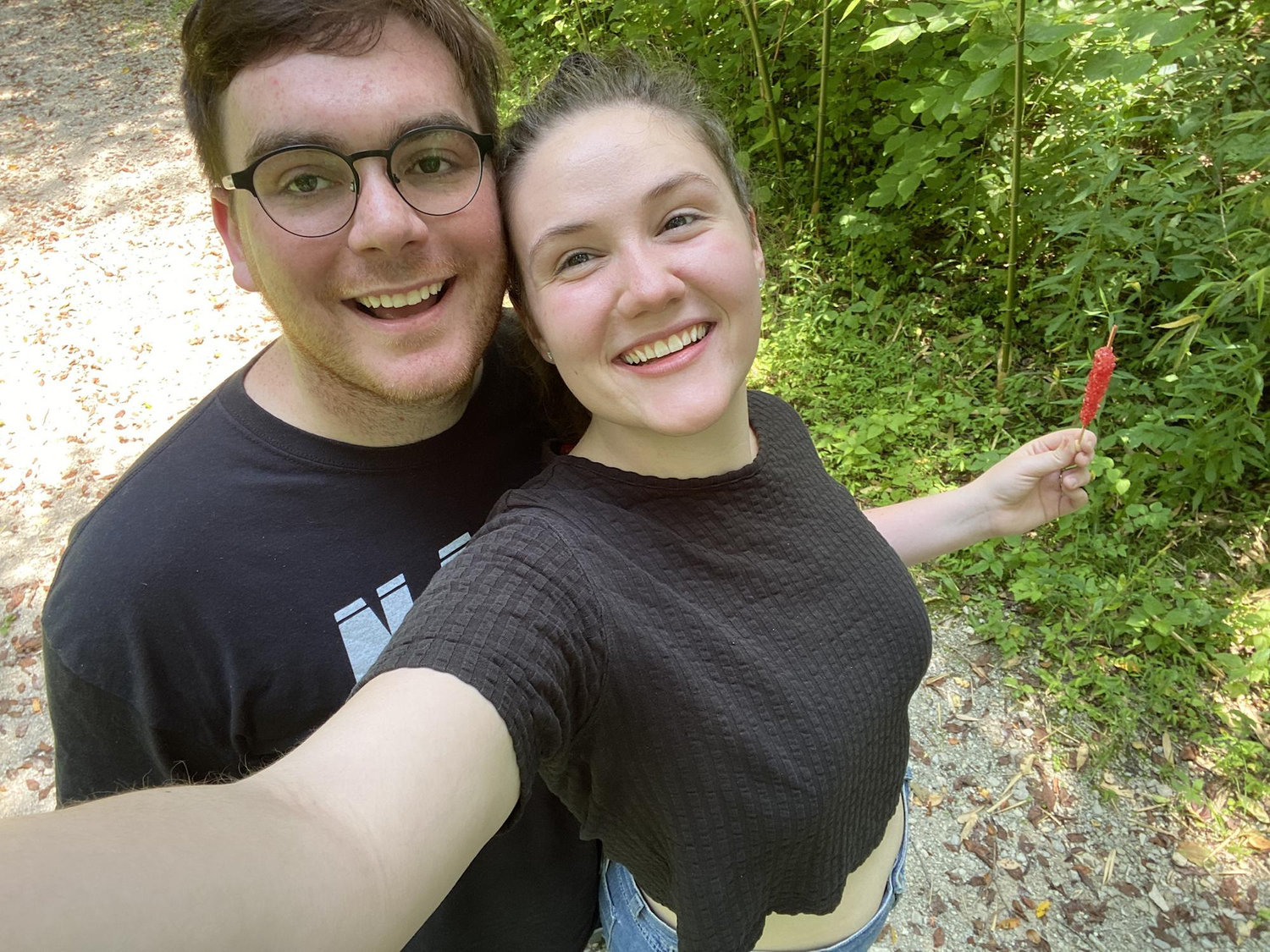 hiking at Diamond Caverns