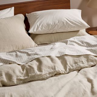 Percale Long-Staple Egyptian Cotton Stripe Top Sheet