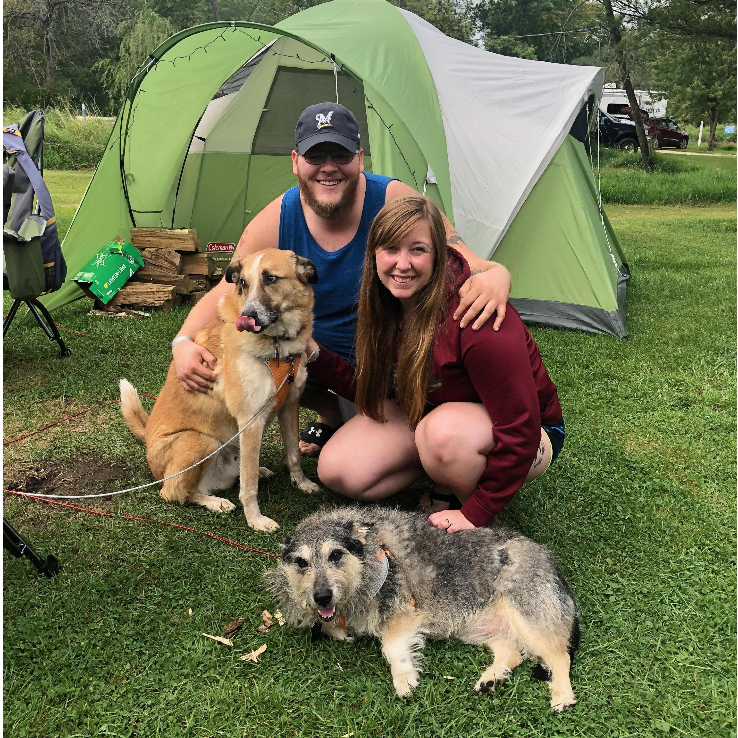 Camping trip at Sweet Minihaha, Wisconsin 2019