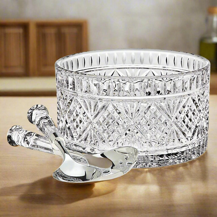 Vintage Champagne Glasses Godinger Dublin Crystal Gravy Boat