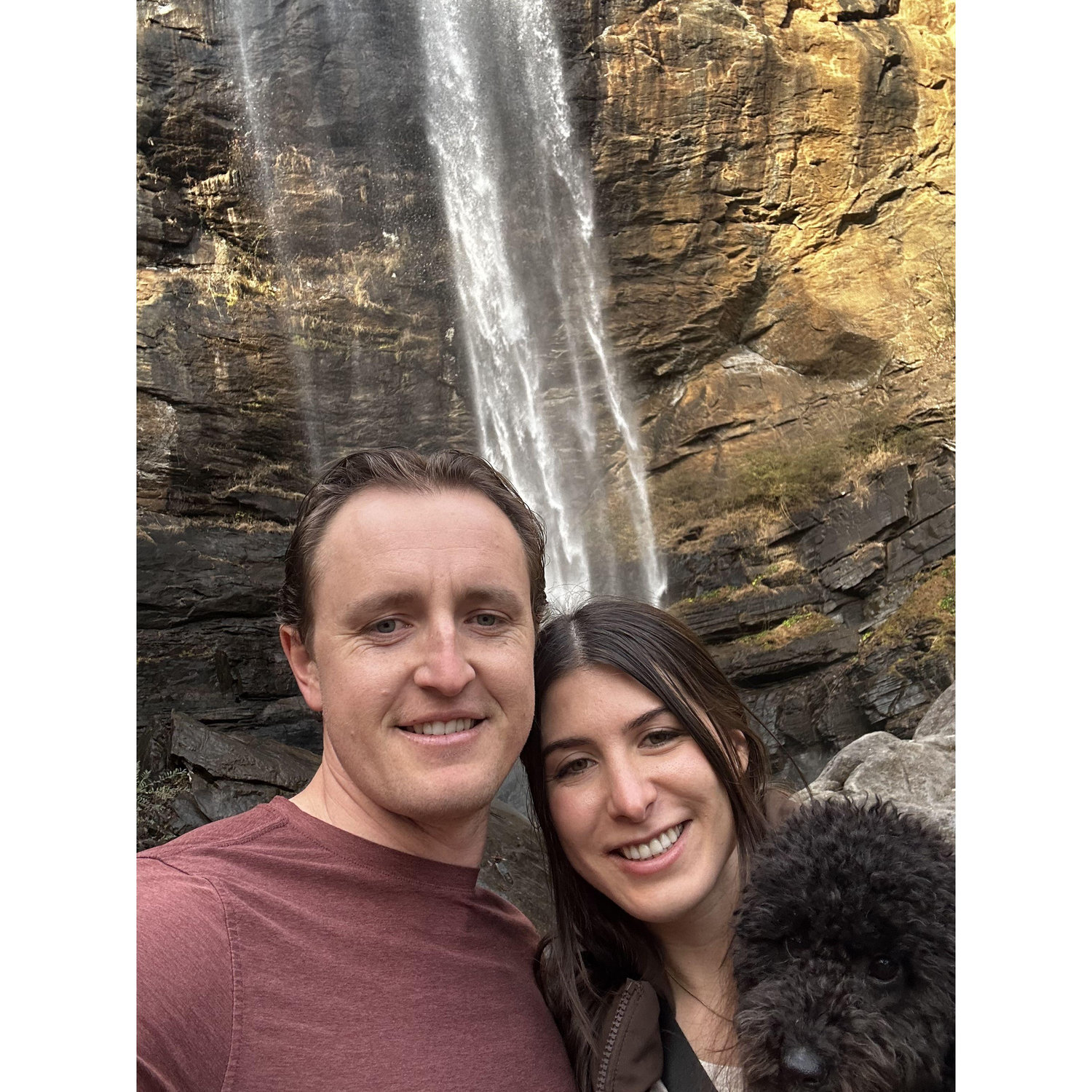 Took this picture moments before we got engaged