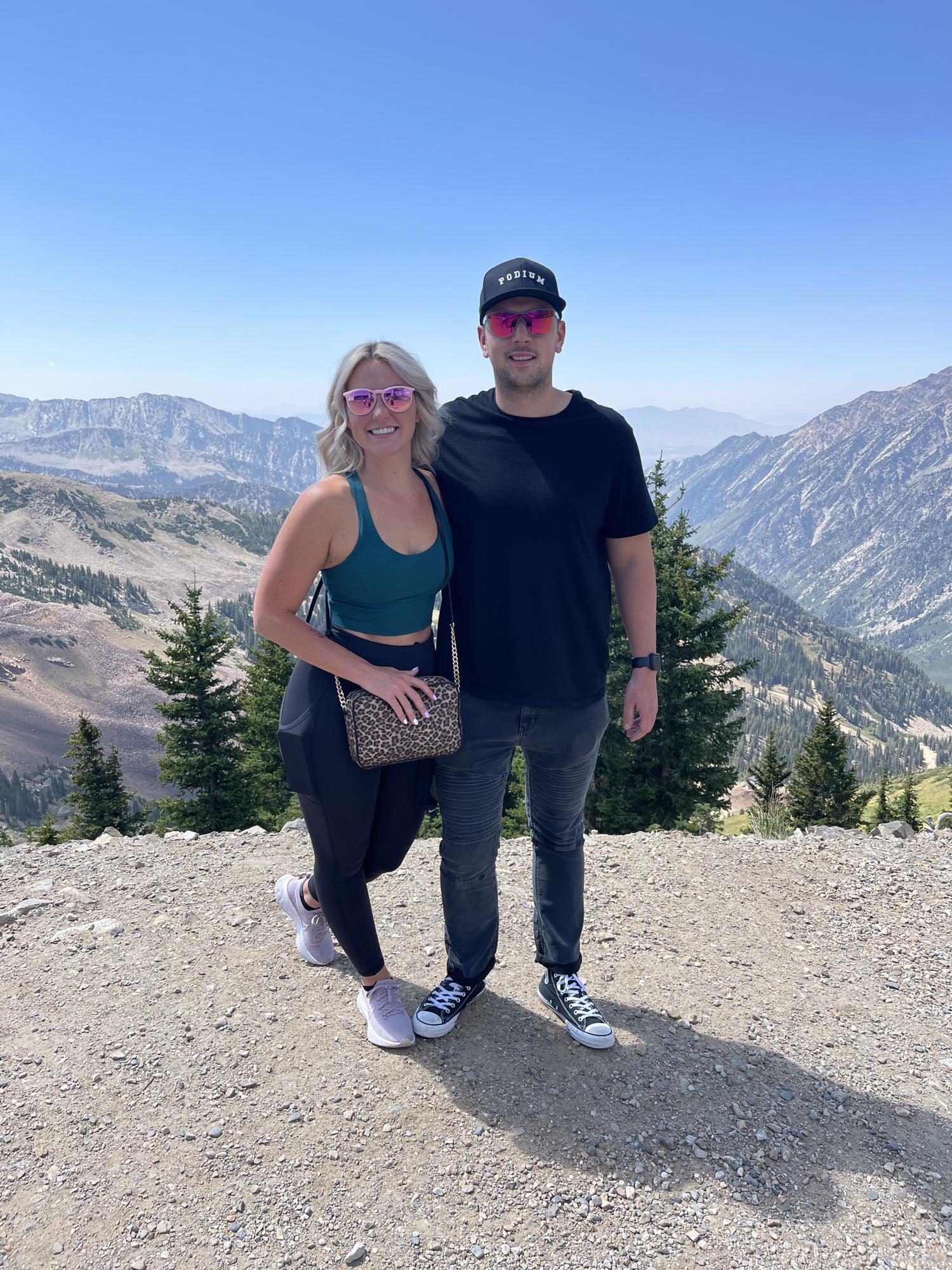 The top of snowbird tram AUGUST 2021