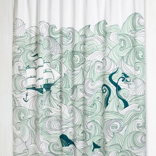 Swell Acquainted Shower Curtain