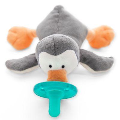 WubbaNub™ Grey Penguin Infant Pacifier