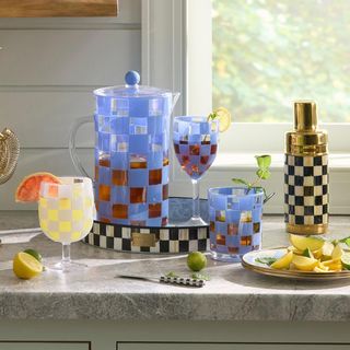Check Acrylic Pitcher