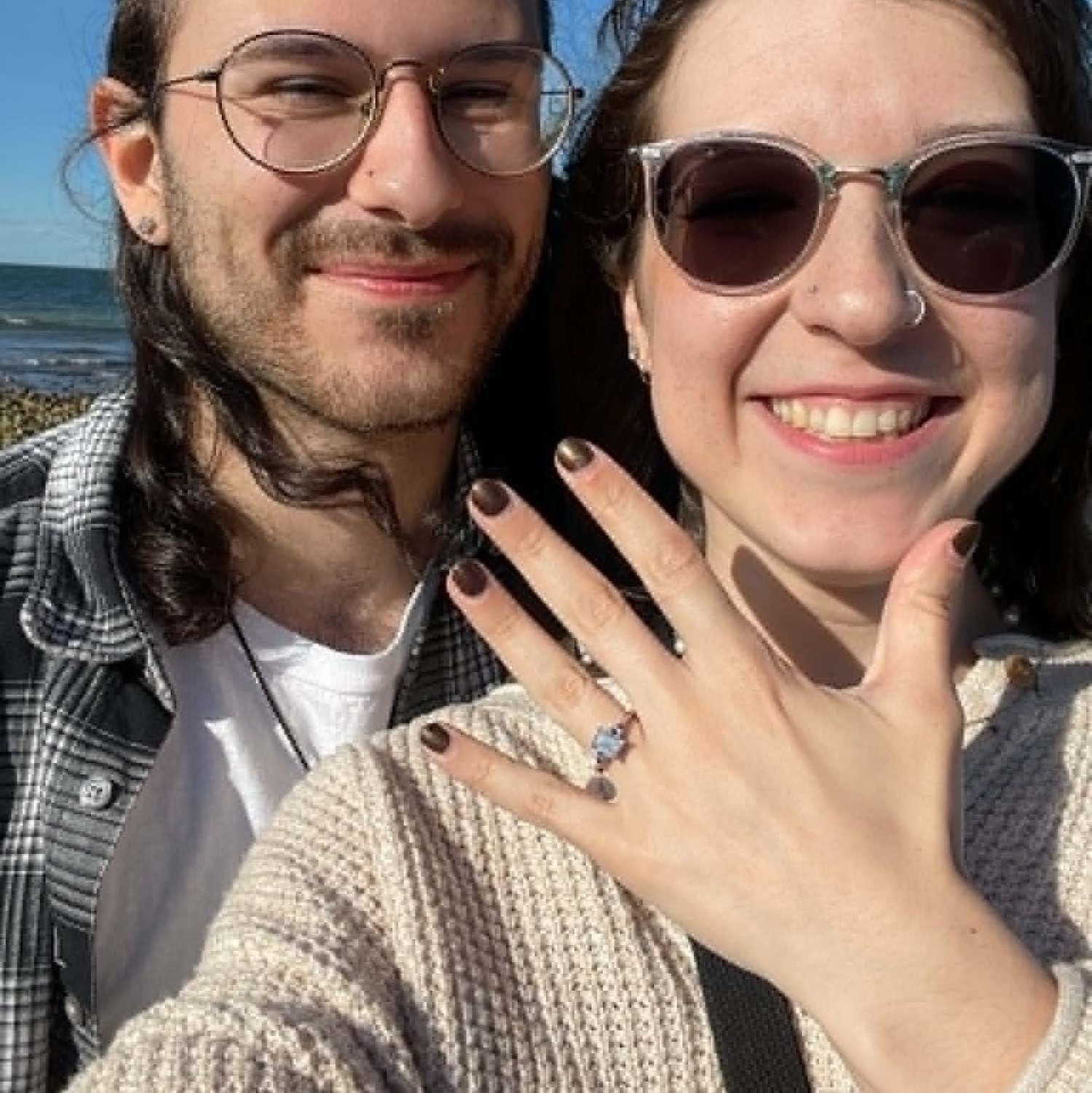 Right after the proposal at Montauk Point!