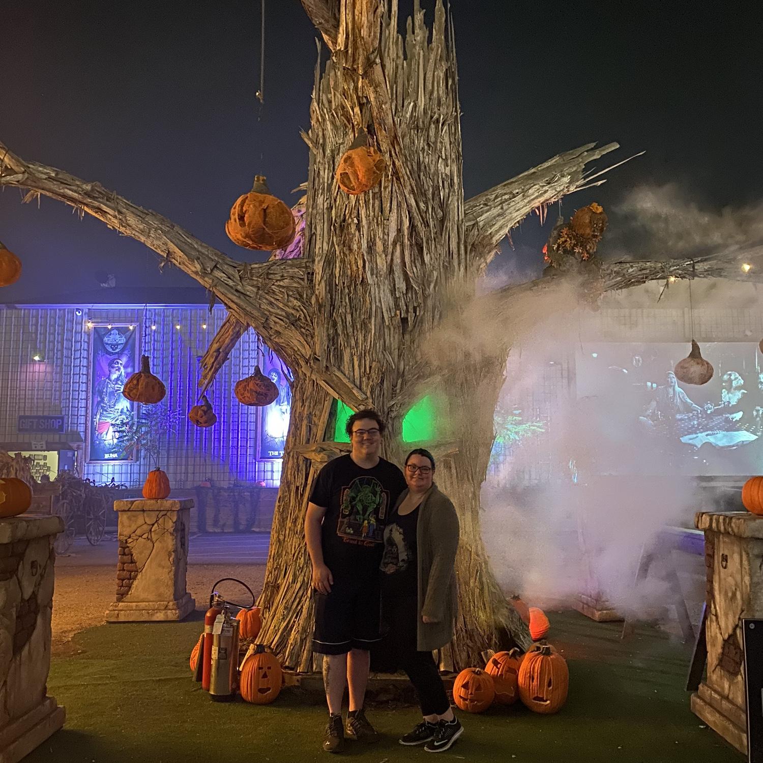 Haunted house season! We visited 3 haunted houses that year!
September 30th, 2023