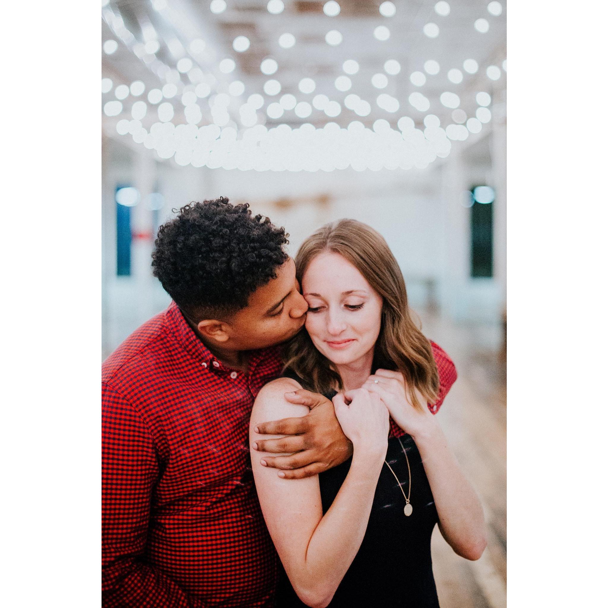 Engagement session at Journeyman Distillery