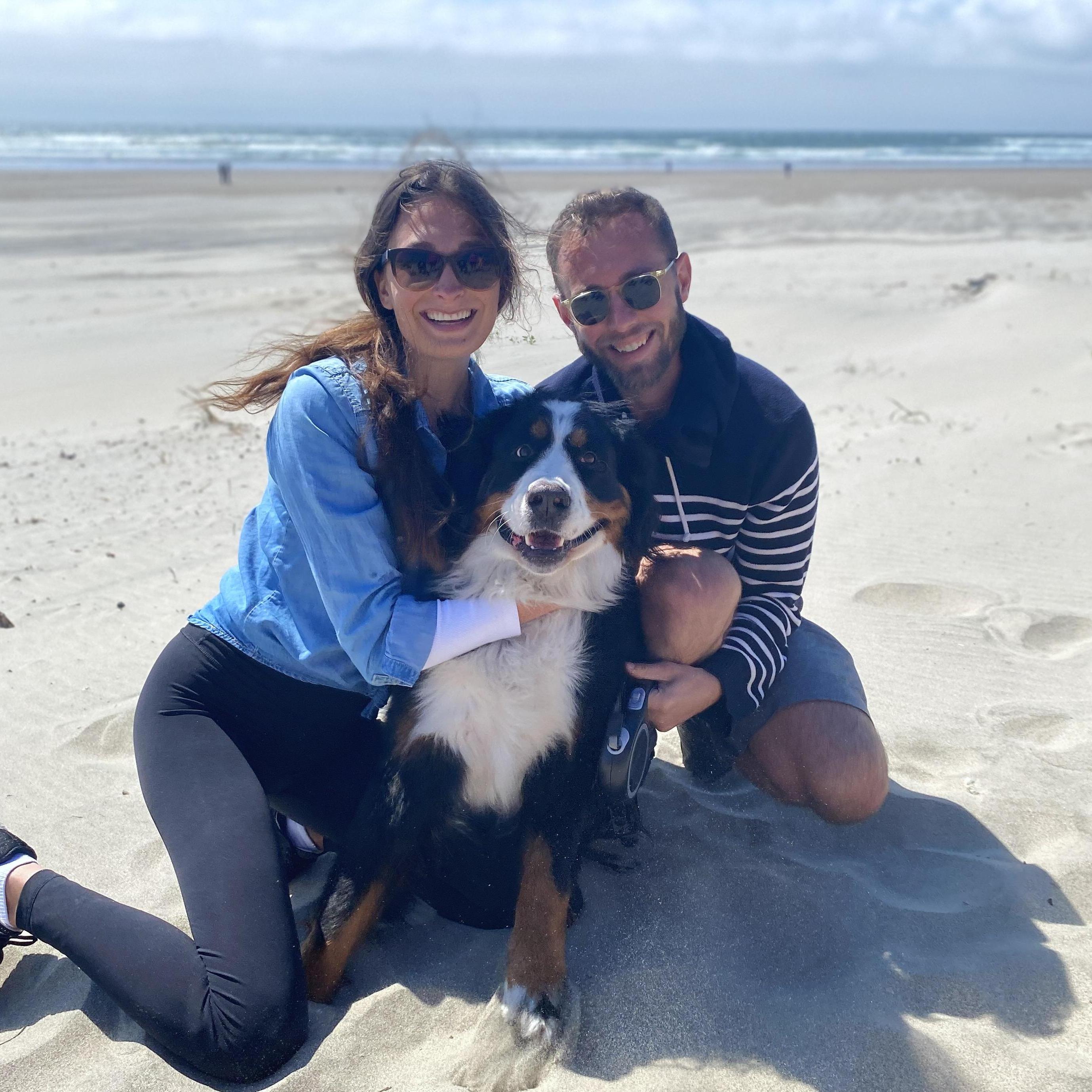 2021. Candid family shot at the beach in Manzanita, OR this summer!