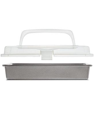 Martha Stewart Collection 9" x 13" Rectangular Pan with Carrying Cover, Created for Macy's