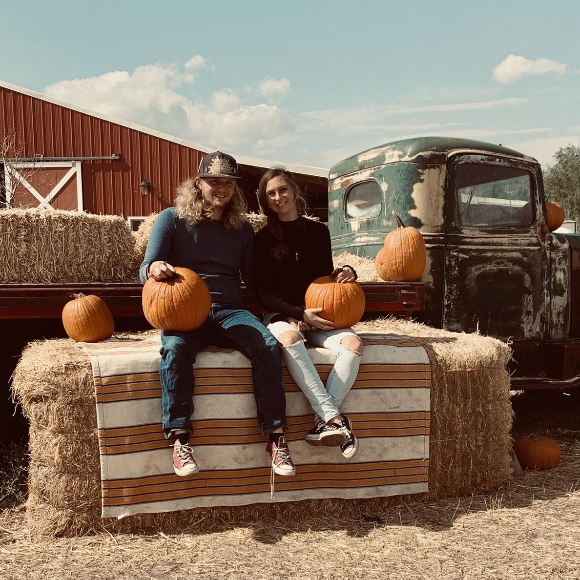First Pumpkin Patch together - 2020