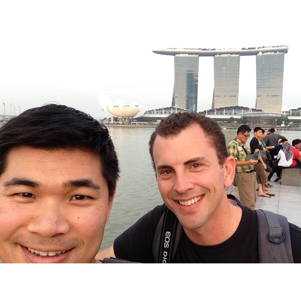 Singapore, our first trip as a couple