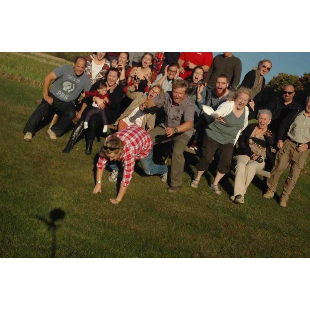 The most memorable McFarlane family photo and the first with Jordan in it.