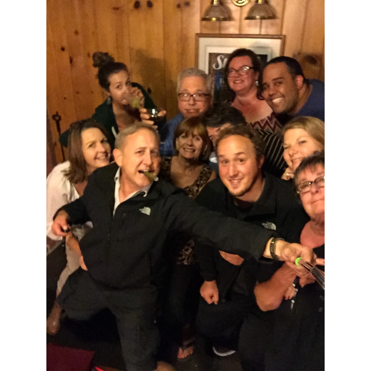 Dennis getting initiated with the Maffei clan October 2015