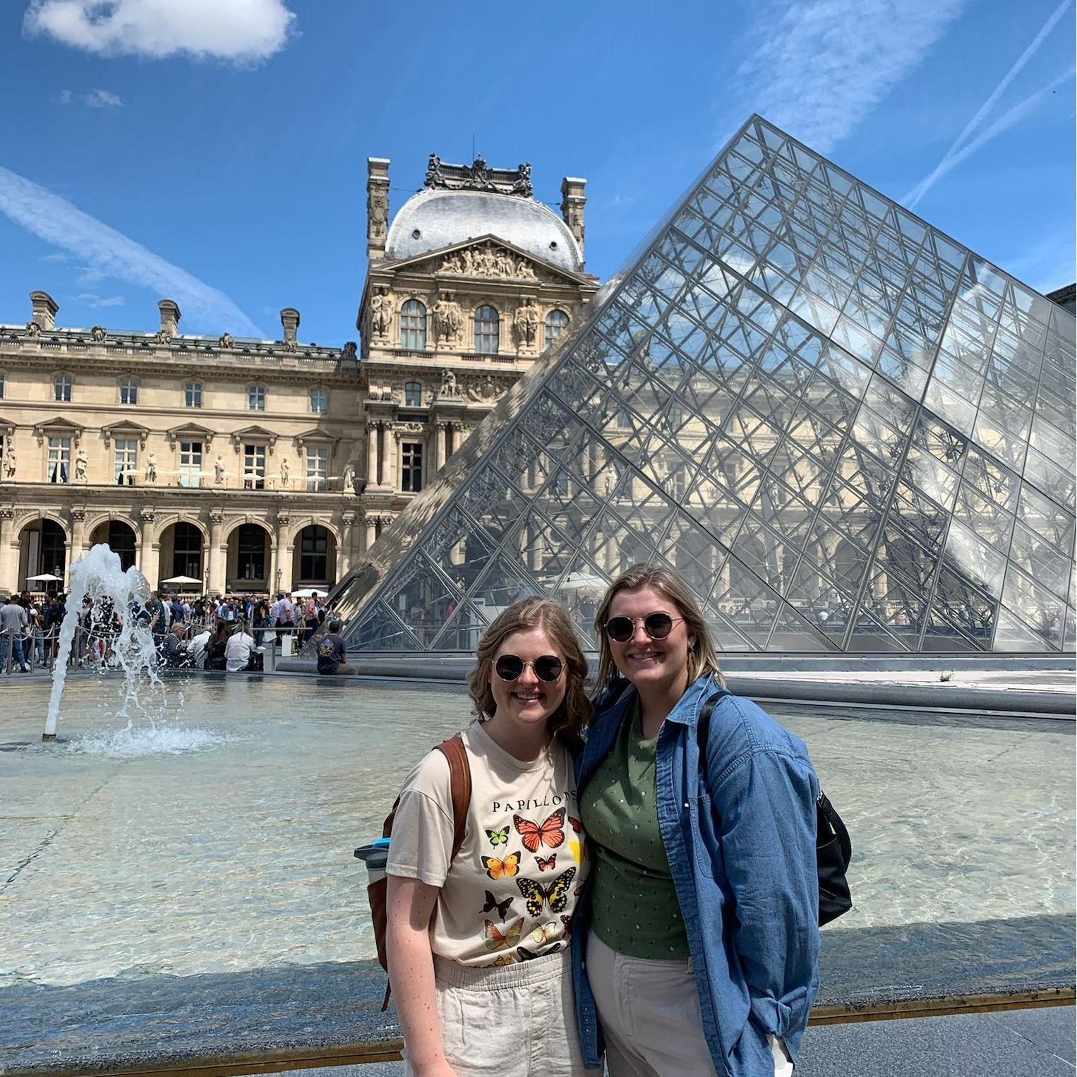 At the Louvre Museum (Paris, 2022)