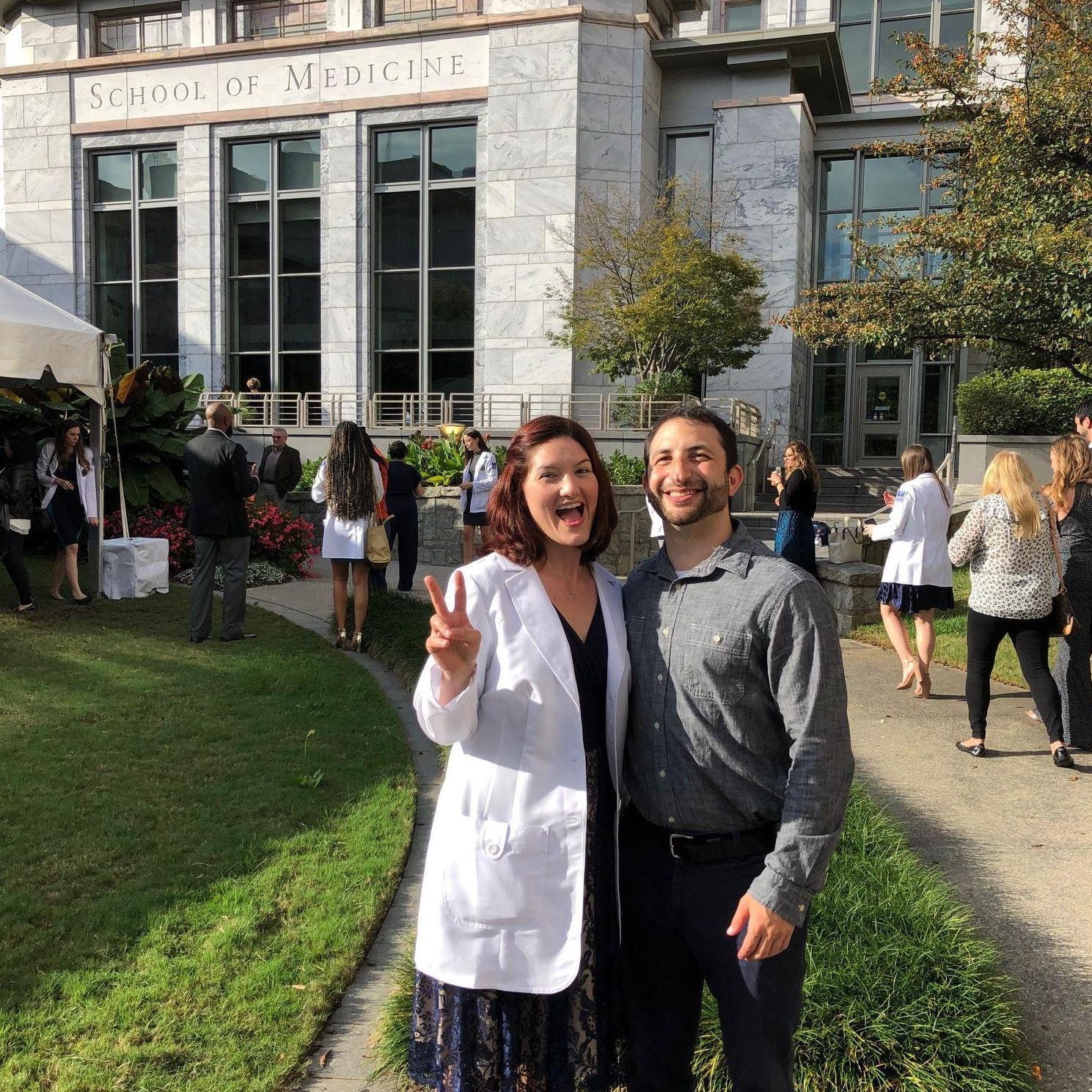 Melissa's PA school white coat ceremony.