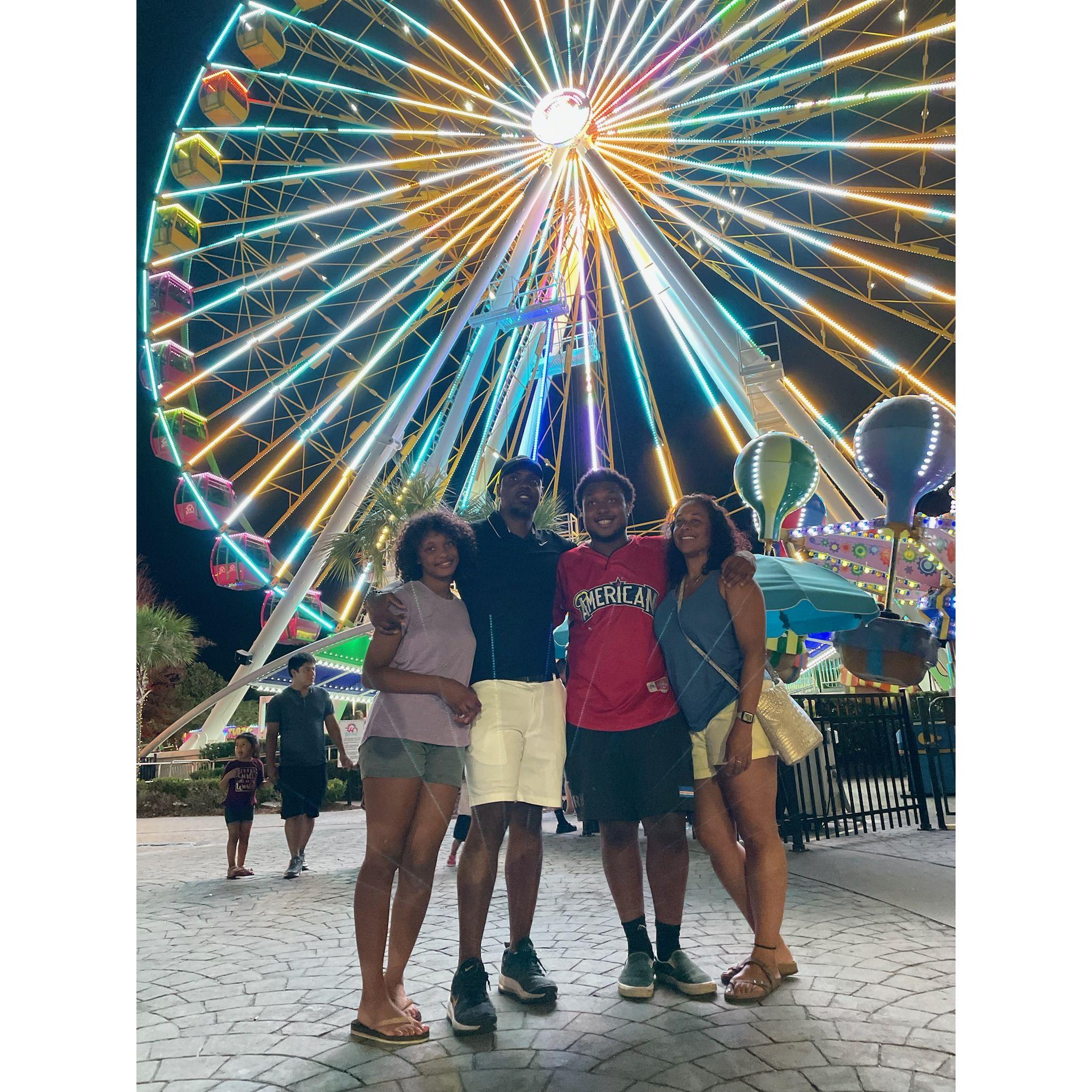 Ford Family- Will, Rhea, daughter Baeley, and son Mekei