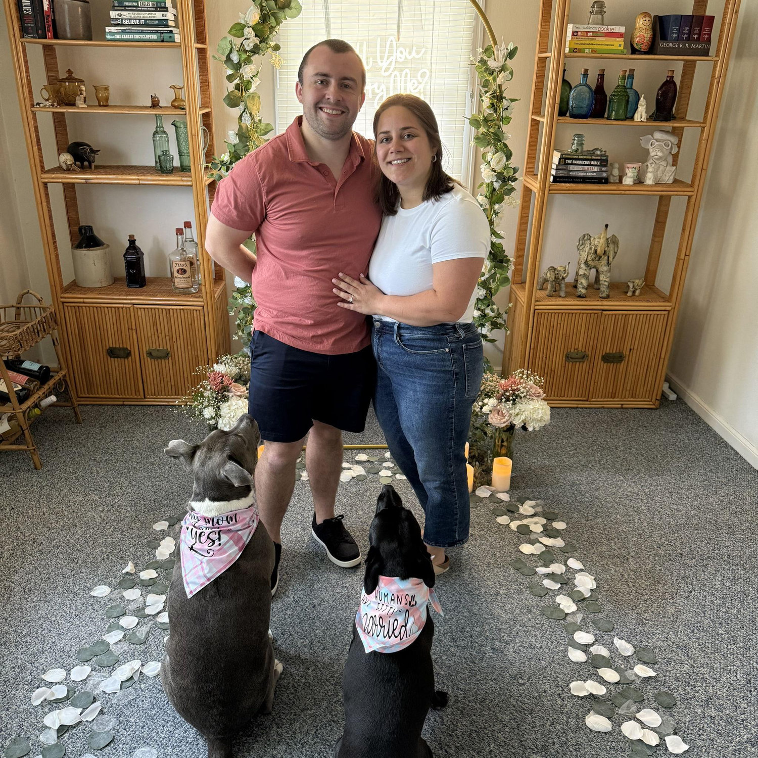 Logan proposed in our house with an amazing surprise that Jillian almost messed up!
