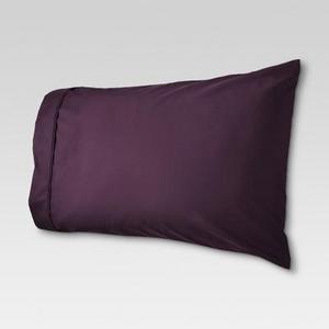 Performance Solid Pillowcase (King) Set Dark Purple 400 Thread Count - Threshold™