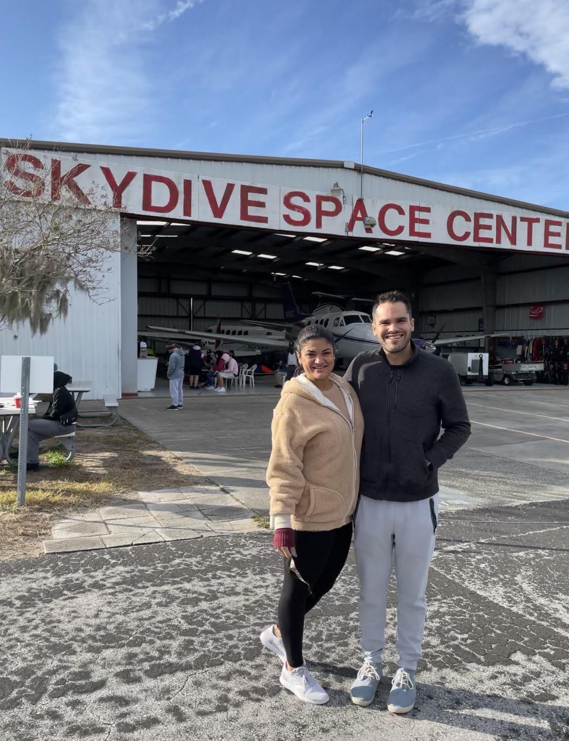 Anthony tricked Ana into going sky diving. We went with Ant's cousin Zane. In spite of what Ana said and thought, she didn't die. Spring 2021