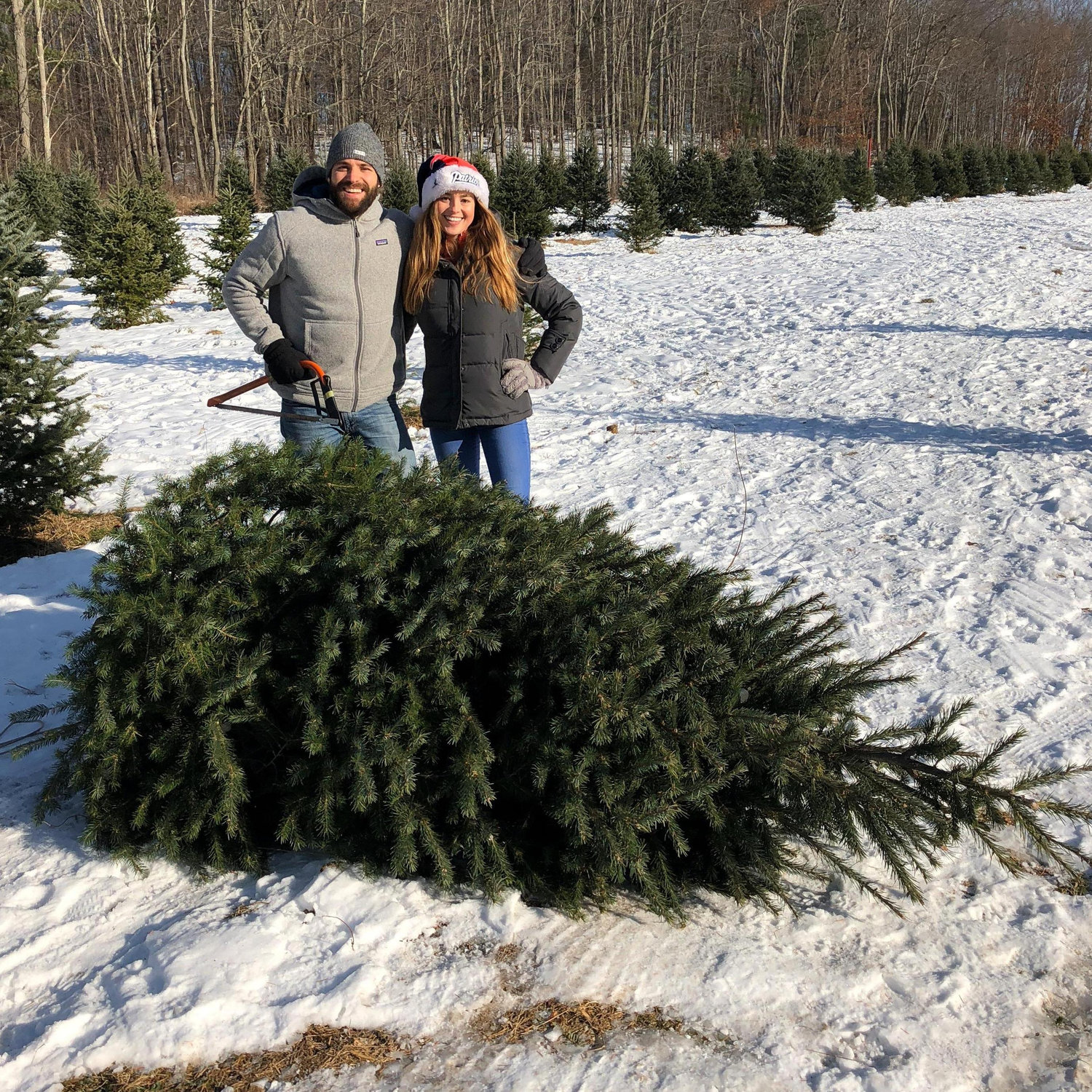 Starting new traditions and showing Chris how much fun it is to cut down your own tree (Christmas 2017)