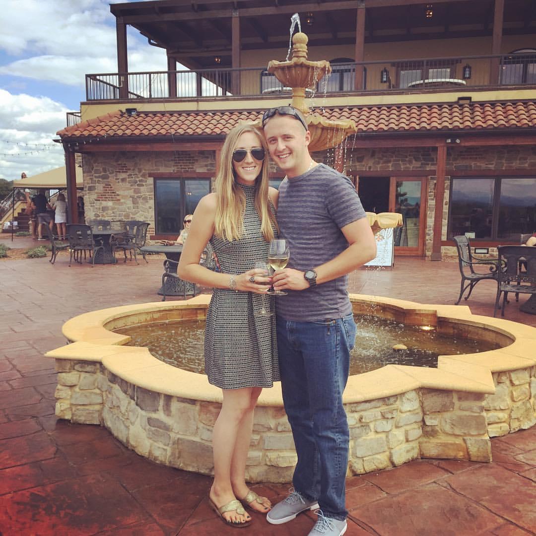 Ryan and I at Raffaldini Vineyard