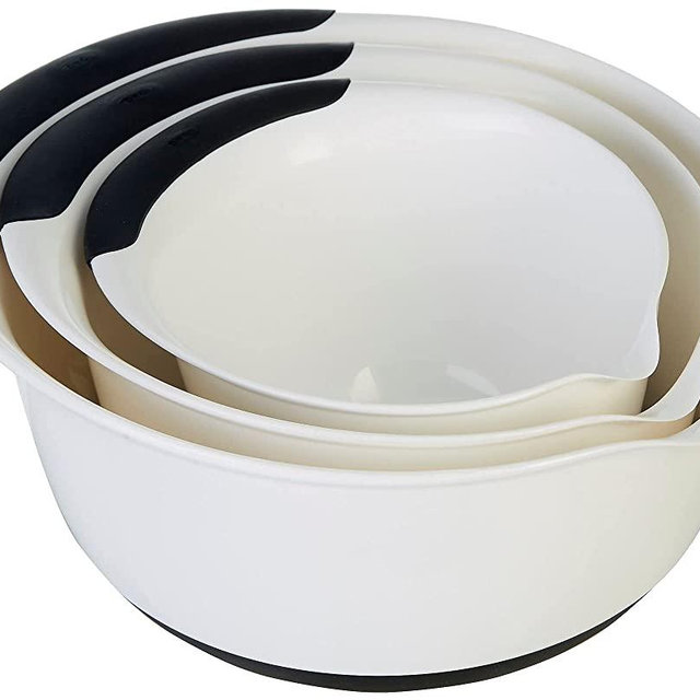 OXO 3 Piece Mixing Bowl Set Plastic Asst, 3 EA