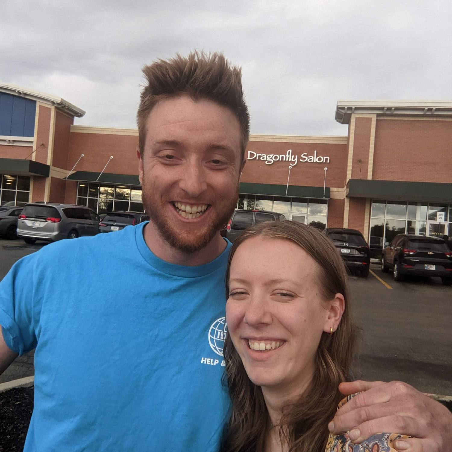 Our first photo together!