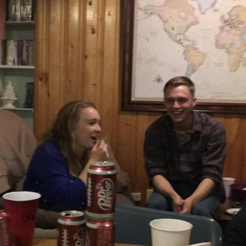 The first photo taken of us