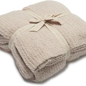Barefoot Dreams CozyChic Ribbed Bed Blanket | King | Stone